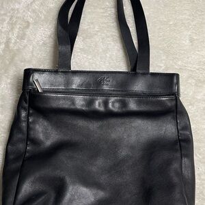 Calvin Klein Dark Leather Tote Bag
